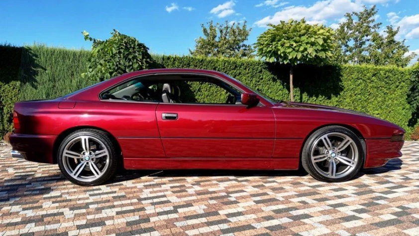 BMW Seria 8 850i E31- Rok 1991 - Kolor Czerwony