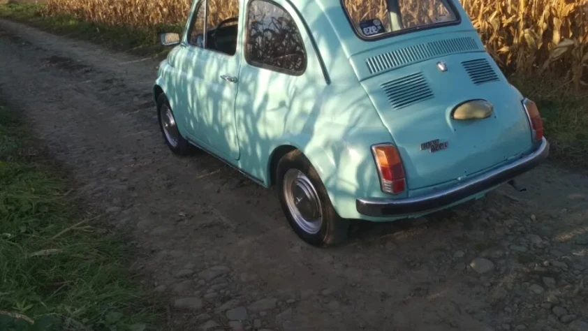 Fiat 500- Rok 1970 - Kolor Niebieski