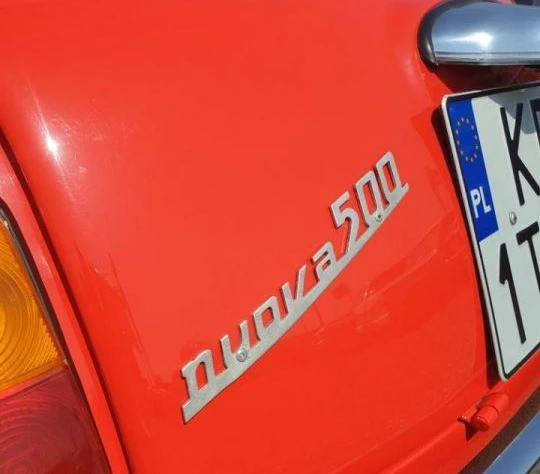 Fiat 500 Berlina- Rok 1970 - Kolor Czerwony