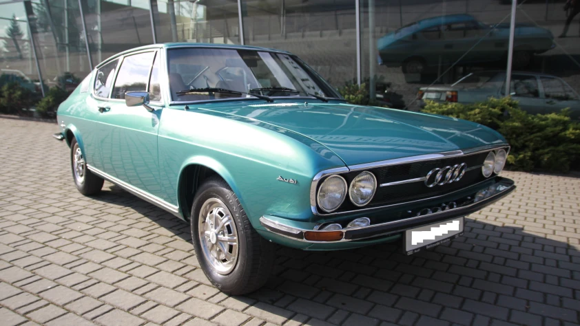 Audi 100 coupe s- Rok 1973 - Kolor turkus