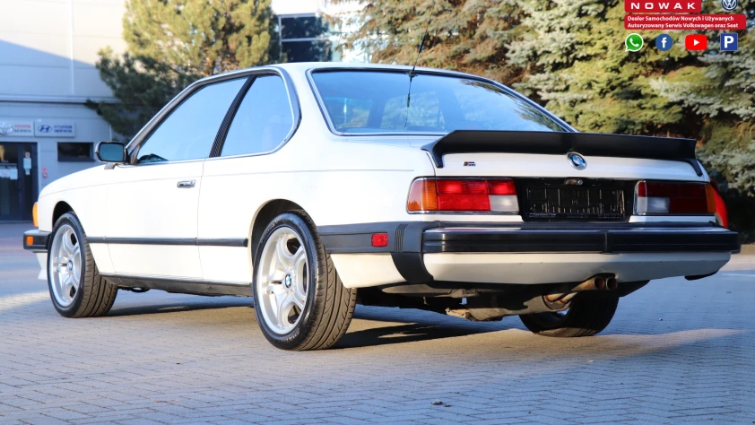 BMW 635 CSI M-pakiet- Rok 1986 - Kolor biały