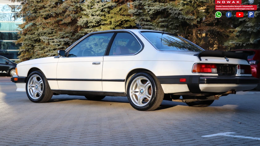 BMW 635 CSI M-pakiet- Rok 1986 - Kolor biały