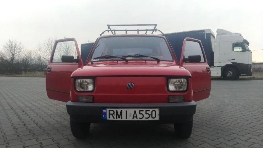 Fiat 126- Rok 2000 - Kolor Czerwony