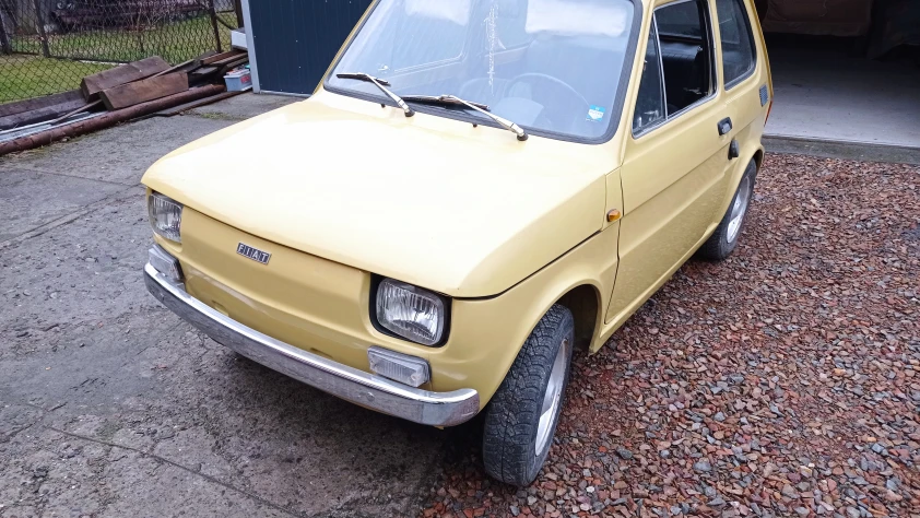 Fiat 126- Rok 1974 - Kolor Żółty 
