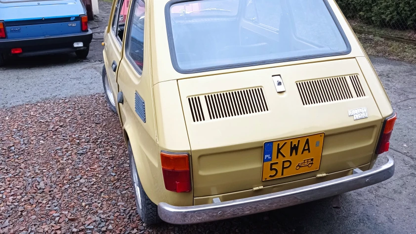 Fiat 126- Rok 1974 - Kolor Żółty 