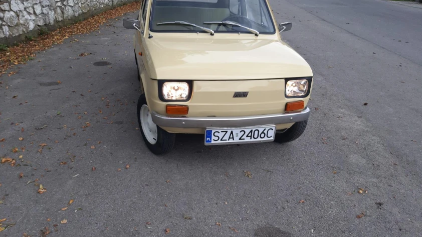 Fiat 126 p- Rok 1980 - Kolor zółty 