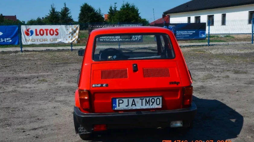 Fiat 126p- Rok 1992 - Kolor Czerwony