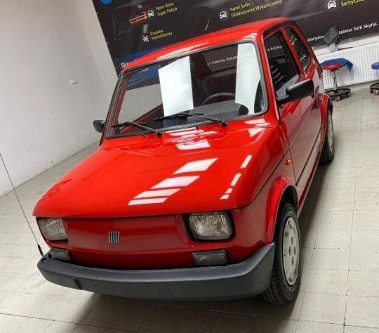 Fiat 126p- Rok 1995 - Kolor Czerwony