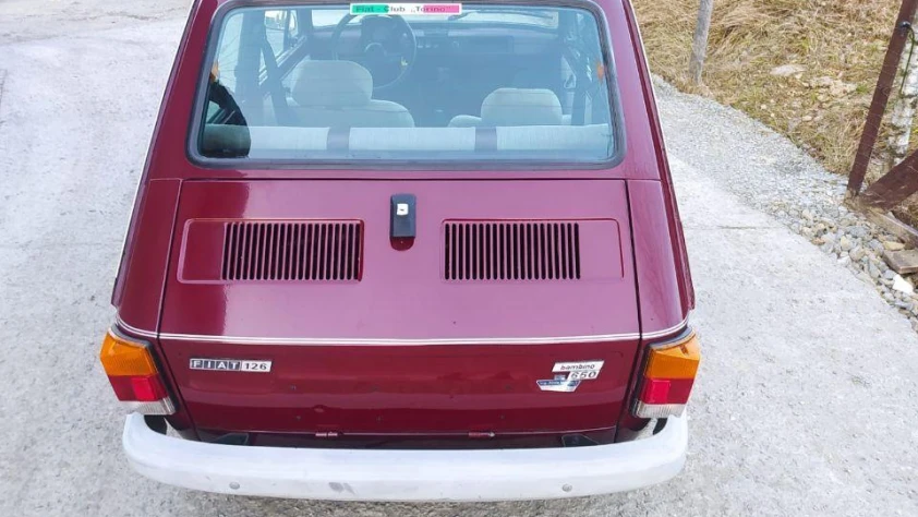 Fiat 126p- Rok 1980 - Kolor Bordowy