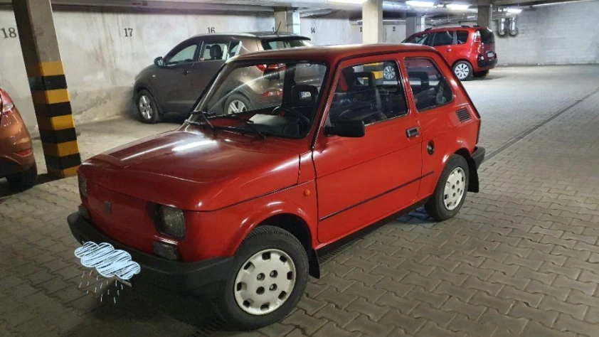 Fiat 126p Town- Rok 1999 - Kolor Czerwony