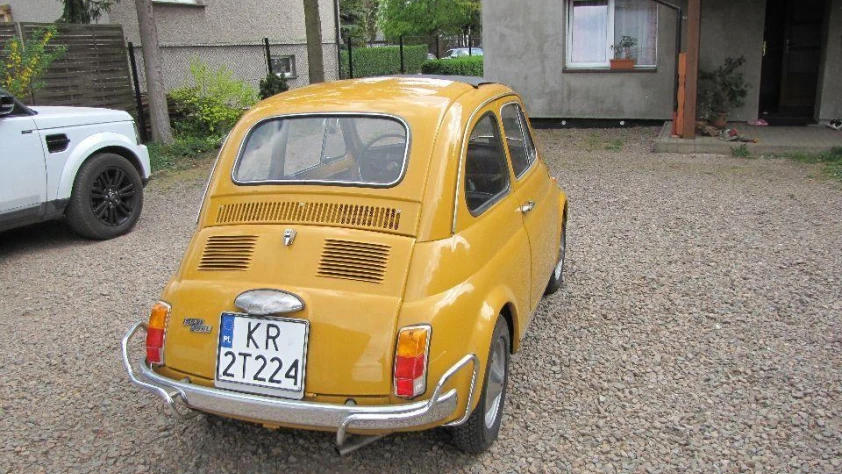 Fiat 500- Rok 1970 - Kolor Żółty