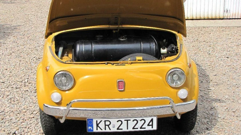Fiat 500- Rok 1970 - Kolor Żółty