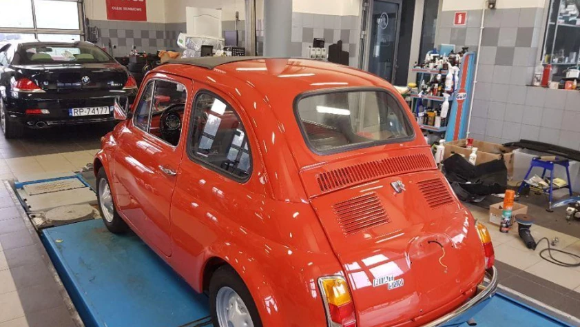 Fiat 500- Rok 1973 - Kolor Czerwony