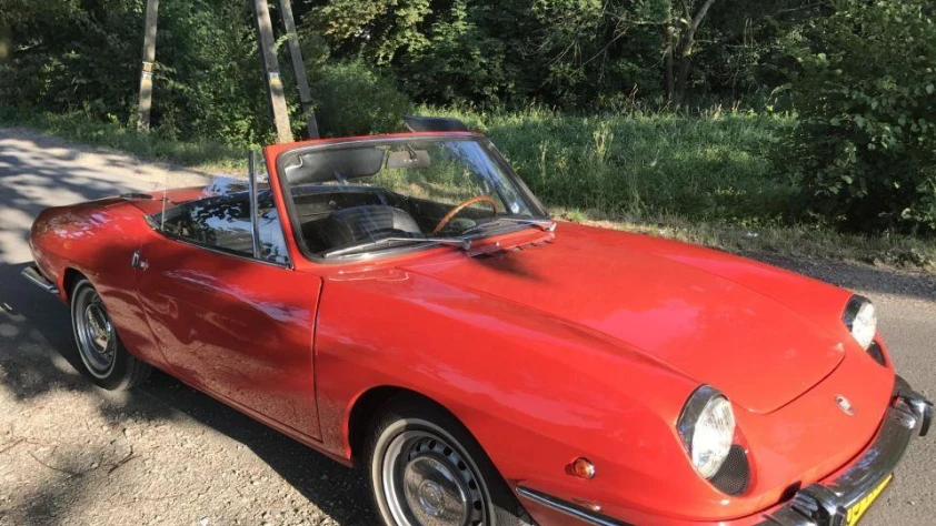 Fiat 850 Sport Spider- Rok 1969 - Kolor Czerwony