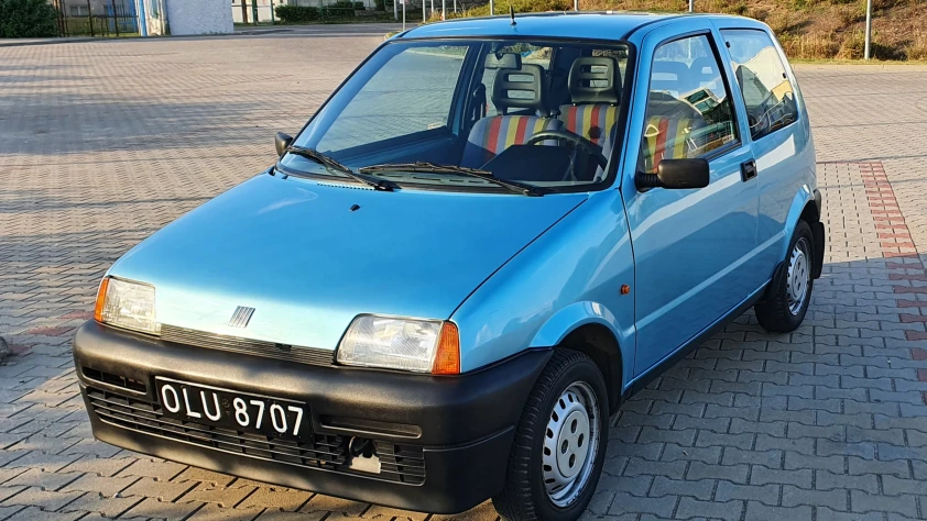Fiat Cinquecento- Rok 1997 - Kolor Błękitny metalik