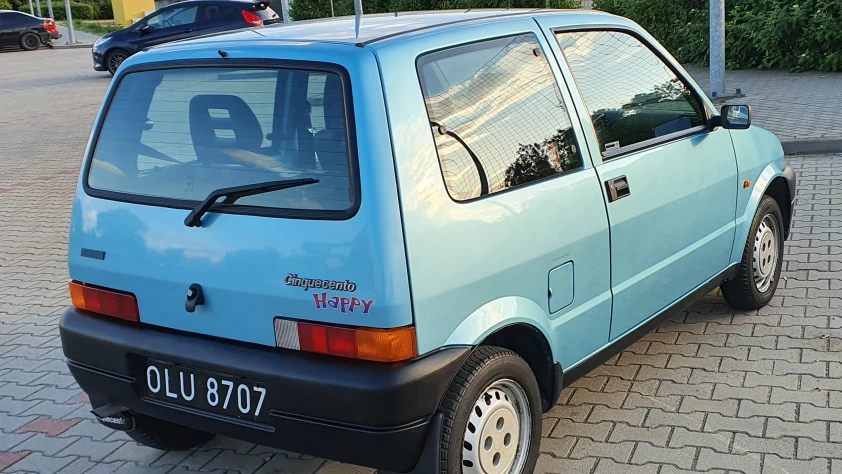 Fiat Cinquecento- Rok 1997 - Kolor Błękitny metalik