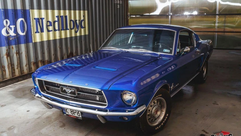 Ford Mustang Fastback- Rok 1967 - Kolor Niebieski
