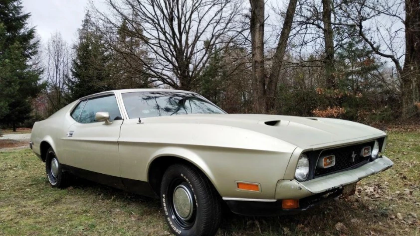 Ford Mustang Mach 1- Rok 1971 - Kolor Srebrny