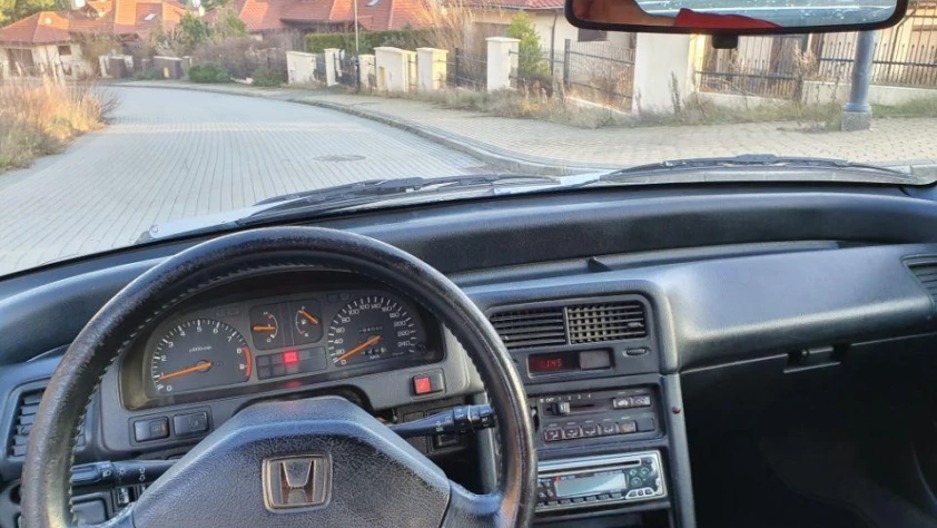 Honda CRX EE8- Rok 1990 - Kolor Czarny 