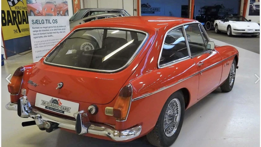 Inne MG MGB GT- Rok 1970 - Kolor Czerwony