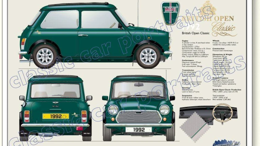 Inne Mini Cooper- Rok 1993 - Kolor Zielony