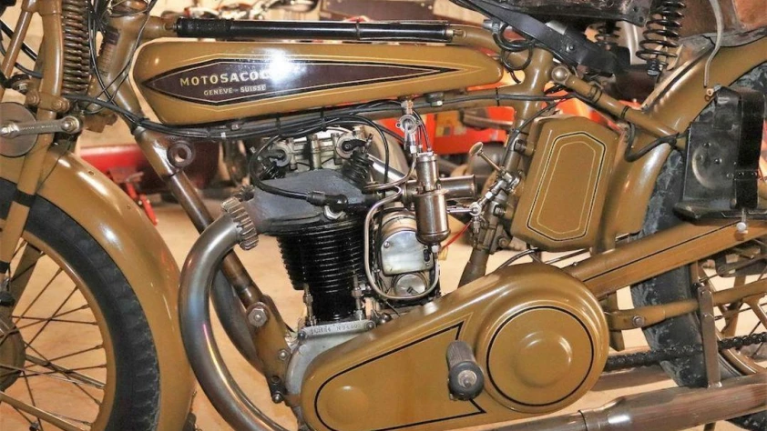 Inne Motosacoche 350- Rok 1928 - Kolor Brązowy 