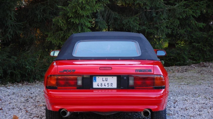Mazda RX-7 Turbo Cabrio- Rok 1990 - Kolor Czerwony