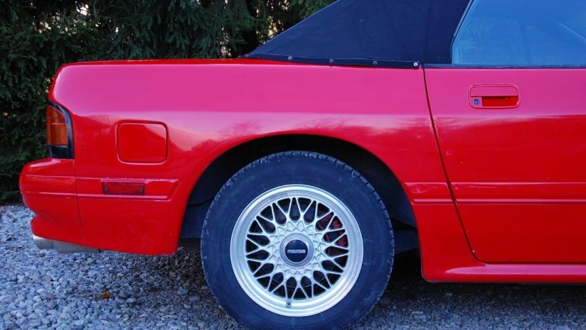 Mazda RX-7 Turbo Cabrio- Rok 1990 - Kolor Czerwony