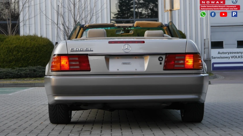 Mercedes SL500- Rok 1993 - Kolor złoty