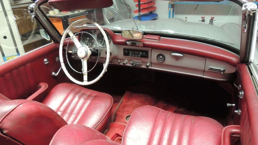 Na Projekt: Mercedes 190SL W121- Rok 1960 - Kolor Srebrny