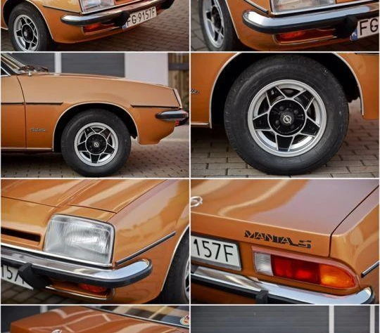 Opel Manta - Rok 1978 - Kolor Złoty