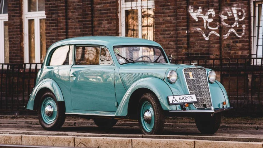 Opel Olympia- Rok 1936 - Kolor Zielony