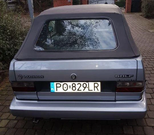 Volkswagen Golf I Cabrio- Rok 1992 - Kolor Srebrny