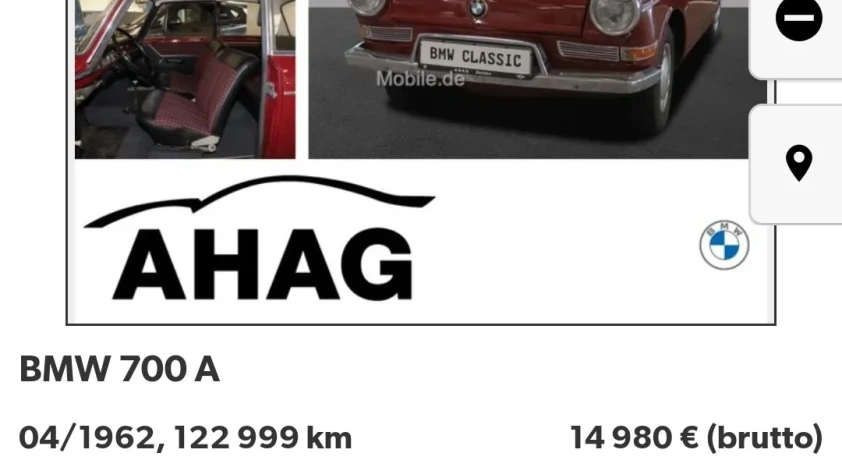 BMW Seria 7 1965 - zdjęcie dodatkowe nr 8