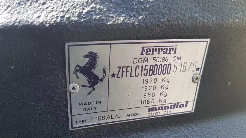 Ferrari Mondial Cabrio 1985 - zdjęcie dodatkowe nr 7