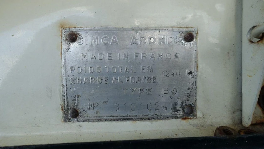 Simca Aronde P60 1960 - zdjęcie dodatkowe nr 26