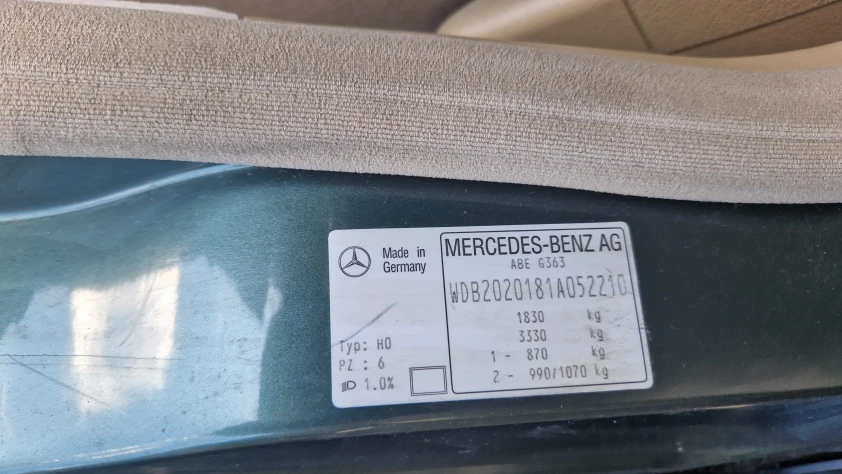 Mercedes Klasa C 180 1993 - zdjęcie dodatkowe nr 2