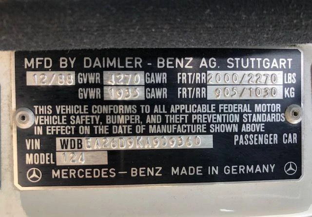 Mercedes W124 1988 - zdjęcie dodatkowe nr 17