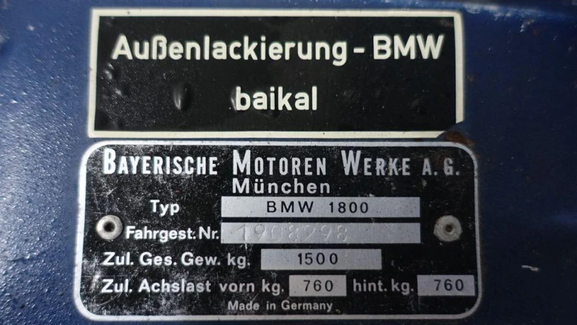 BMW 1800 1969 - zdjęcie dodatkowe nr 11