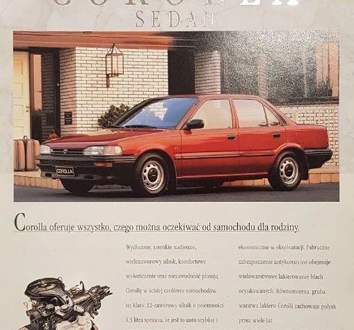 Toyota Corolla 1.3XL 1991 - zdjęcie dodatkowe nr 8