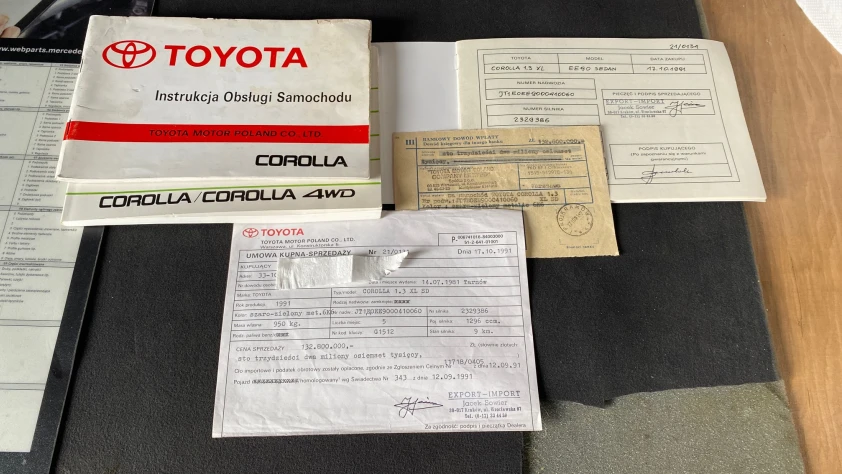 Toyota Corolla E9 1991 - zdjęcie dodatkowe nr 4