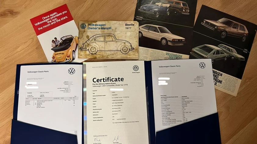 Volkswagen Garbus CABRIO CHAMPAGNE EDITION 2 1978 - zdjęcie dodatkowe nr 7